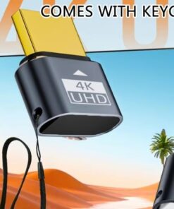 Adaptateur HDMI, adaptateur : Émulateur 4K, Moniteur Virtuel HDR, vue de trois quarts