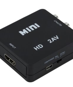 Adaptateur HDMI, adaptateur RCA vers , Convertisseur Vidéo HD 1080P, vue principale