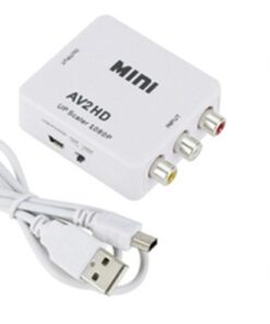 Adaptateur HDMI, adaptateur RCA vers , Convertisseur Vidéo HD 1080P, vue de face