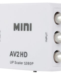 Adaptateur HDMI, adaptateur RCA vers , Convertisseur Vidéo HD 1080P, vue arriere