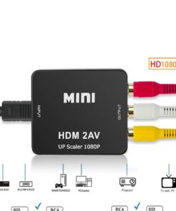 Adaptateur HDMI, adaptateur RCA vers , Convertisseur Vidéo HD 1080P, vue de profil