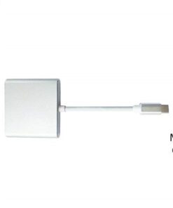 Adaptateur HDMI, adaptateur USB Type-C vers , USB 3.0 et Charge Type-C, vue arriere