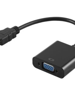 Adaptateur HDMI, adaptateur vers VGA, convertisseur numérique analogique, vue de trois quarts
