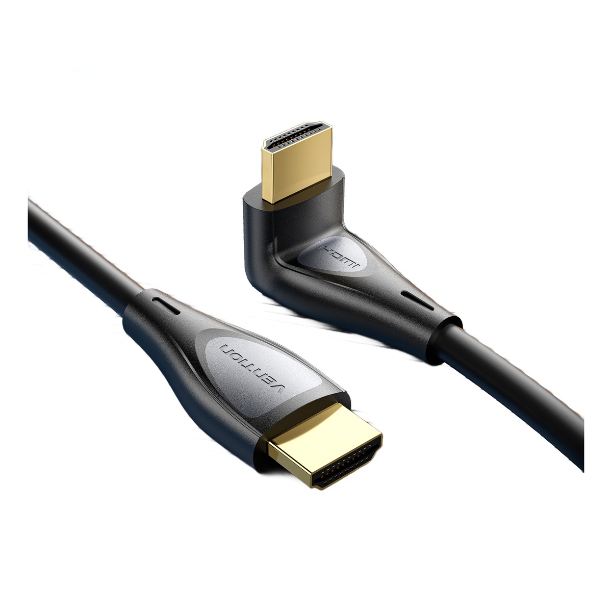 Adaptateur HDMI, câble coudé 90 degrés 4K à 60 Hz Adaptateur HDMI, câble coudé 90 degrés 4K à 60 Hz, vue principale