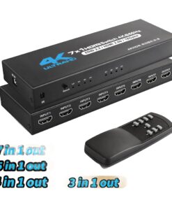 Adaptateur HDMI commutateur à plusieurs entrées 4K, vue principale