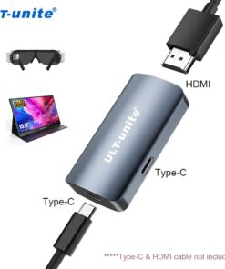 Adaptateur HDMI, convertisseur HDMI vers USB-C pour lunettes vidéo, vue principale