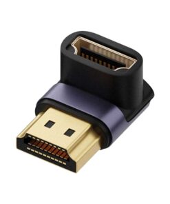 Adaptateur HDMI coudé à 90 degrés, mâle vers femelle, vue principale