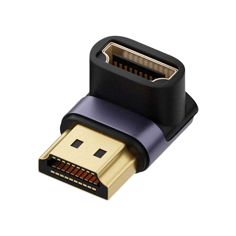 Adaptateur HDMI coudé à 90 degrés, mâle vers femelle Adaptateur HDMI coudé à 90 degrés, mâle vers femelle, vue principale