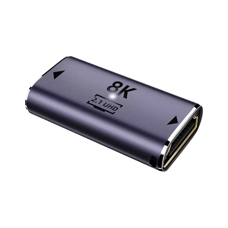 Adaptateur HDMI coudé à 90 degrés, mâle vers femelle Adaptateur HDMI coudé à 90 degrés, mâle vers femelle, vue arriere