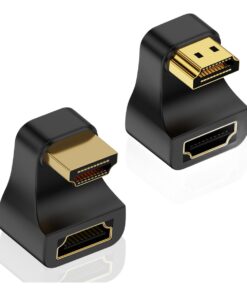 Adaptateur HDMI coudé orientable sur 360 degrés en 8K, vue principale