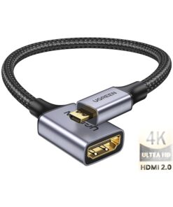 Adaptateur HDMI depuis micro HDMI pour appareil photo, vue principale