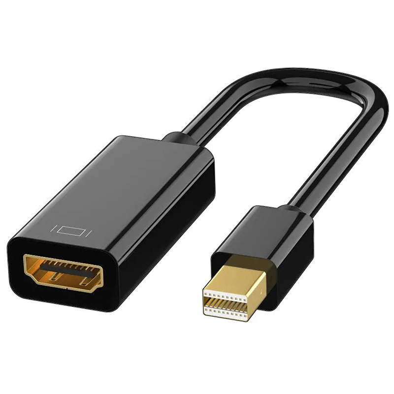 Adaptateur HDMI depuis Mini DisplayPort pour ordinateur portable Adaptateur HDMI depuis Mini DisplayPort pour ordinateur portable, vue principale