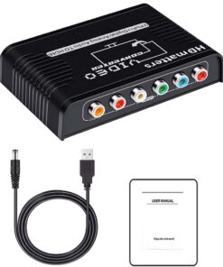 Adaptateur HDMI depuis une sortie par composantes YPbPr, vue de trois quarts