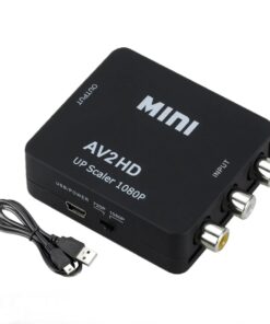 Adaptateur HDMI depuis une source RCA composite ancienne, vue principale