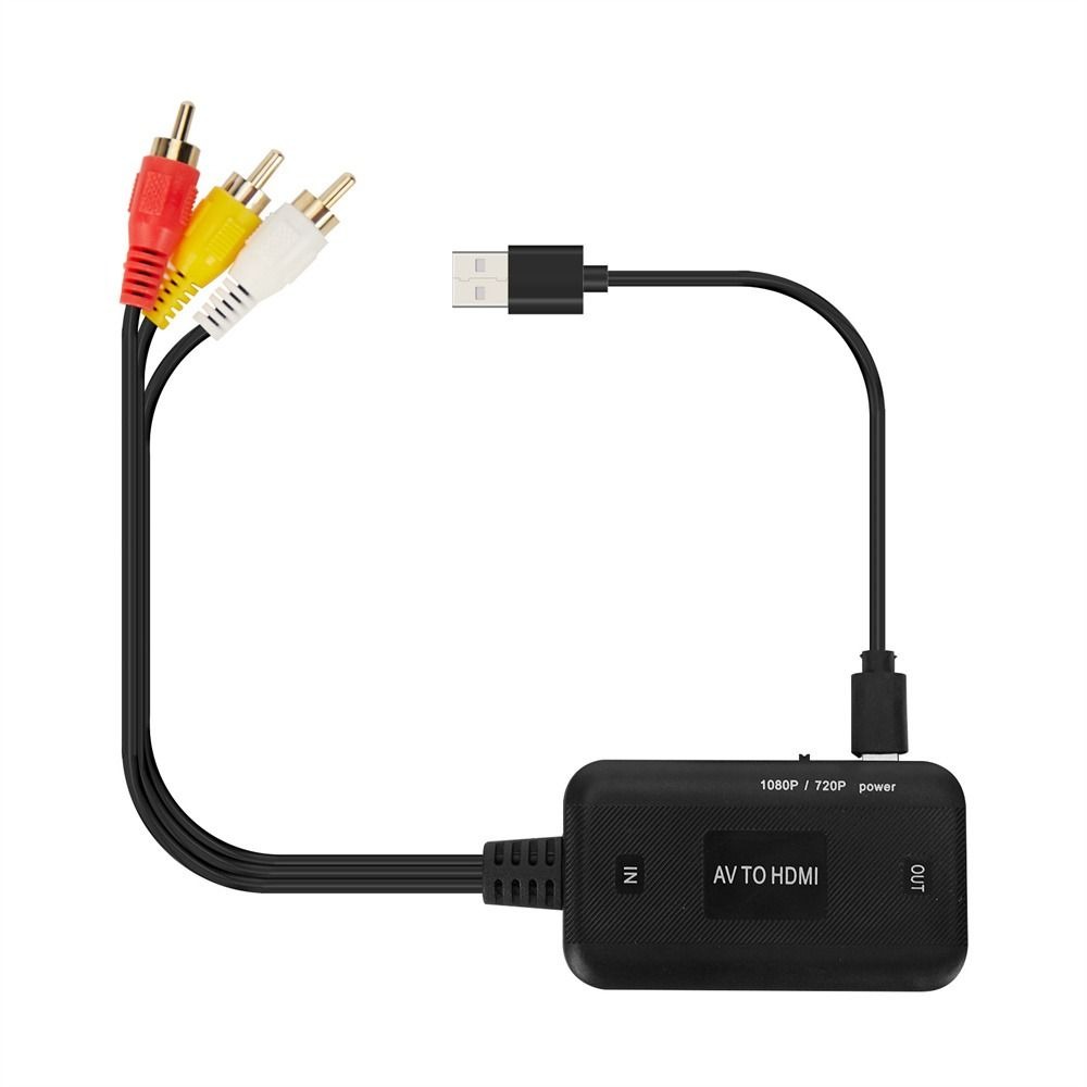 Adaptateur HDMI depuis une source RCA en 1080p Adaptateur HDMI depuis une source RCA en 1080p, vue principale