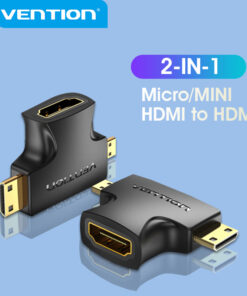 Adaptateur HDMI deux en un pour micro et mini HDMI, vue principale