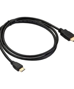 Adaptateur HDMI en cable mini HDMI vers HDMI 1080p, vue de trois quarts