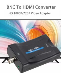 Adaptateur HDMI et BNC pour moniteur de surveillance, vue de face