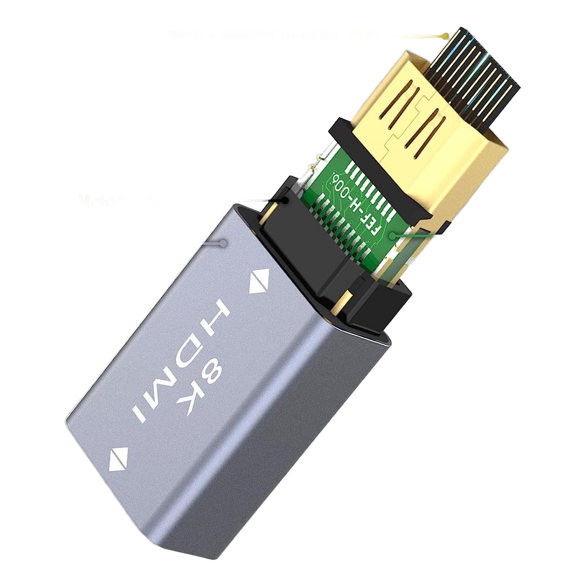 Adaptateur HDMI mâle vers femelle et micro ou mini HDMI Adaptateur HDMI mâle vers femelle et micro ou mini HDMI, vue principale