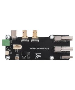 Adaptateur HDMI micro HDMI vers HDMI pour Raspberry Pi 5 et Pi 4B, vue de trois quarts