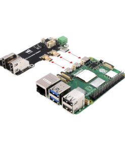 Adaptateur HDMI micro HDMI vers HDMI pour Raspberry Pi 5 et Pi 4B, vue de face