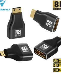 Adaptateur HDMI mini et micro vers HDMI, huit formats, vue principale
