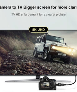 Adaptateur HDMI mini et micro vers HDMI, huit formats, vue arriere