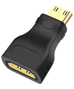 Adaptateur HDMI mini HDMI mâle vers HDMI femelle, format court, vue principale