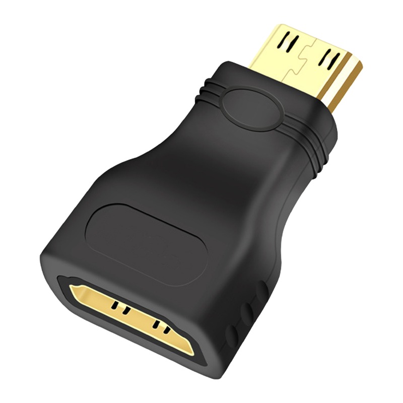 Adaptateur HDMI mini HDMI mâle vers HDMI femelle, format court Adaptateur HDMI mini HDMI mâle vers HDMI femelle, format court, vue principale