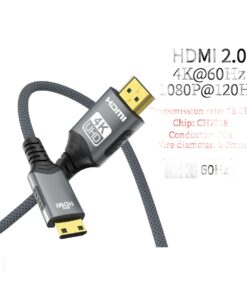 Adaptateur HDMI Mini vers HDMI tresse bidirectionnel, vue principale