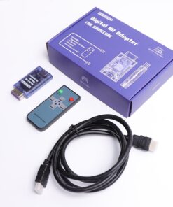 Adaptateur HDMI numérique pour console GameCube, vue de trois quarts