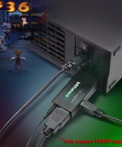 Adaptateur HDMI pour console PlayStation 2 avec câble USB, detail