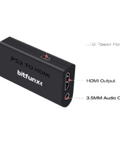 Adaptateur HDMI pour console retro PS2 et PS1, detail