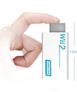 Adaptateur HDMI pour console Wii, sortie 720p, vue de trois quarts