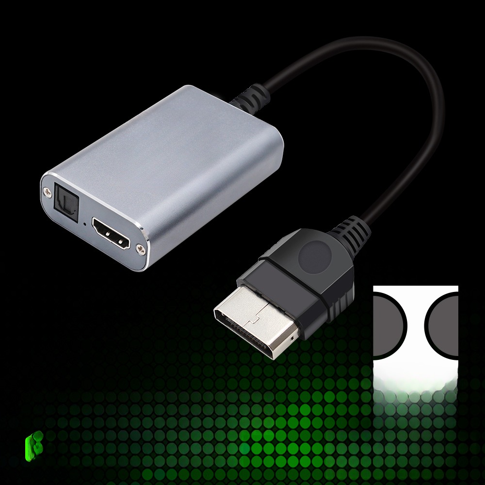Adaptateur HDMI pour consoles de jeu rétro sur téléviseur Adaptateur HDMI pour consoles de jeu rétro sur téléviseur, vue principale