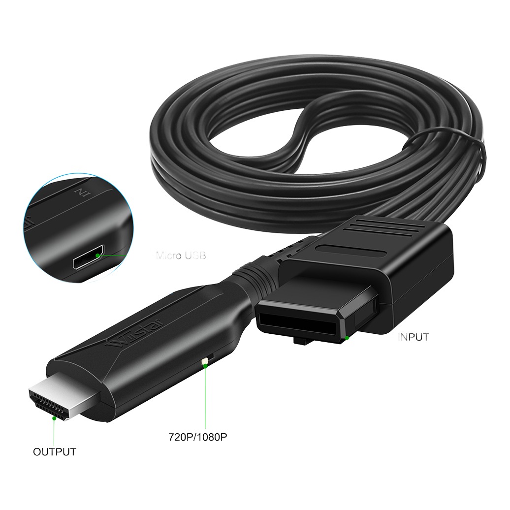 Adaptateur HDMI pour Nintendo 64 et Super Nintendo Adaptateur HDMI pour Nintendo 64 et Super Nintendo, detail