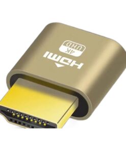 Adaptateur HDMI, prise factice HDMI, émulateur d'écran virtuel 4K, vue de face