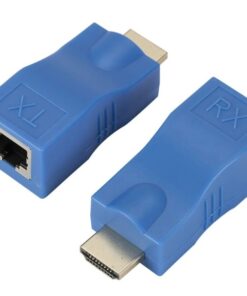 Adaptateur HDMI, rallonge vers RJ45 pour câble Ethernet CAT5e/6 UTP, 30m, vue de face
