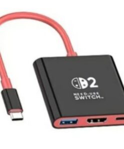 Adaptateur HDMI, station d'accueil Hub -C vers pour Switch, vue de trois quarts