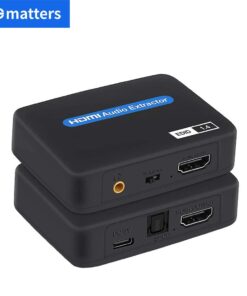 Adaptateur HDMI vers jack, adaptateur HDMI vers jack, extracteur audio, vue principale
