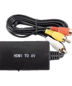 Adaptateur HDMI vers RCA pour téléviseur et moniteur anciens, vue arriere