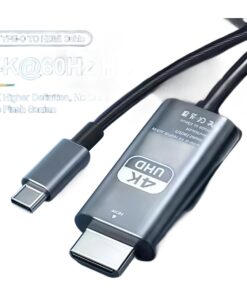 Adaptateur HDMI vers USB-C 4K 60 Hz en aluminium, vue principale