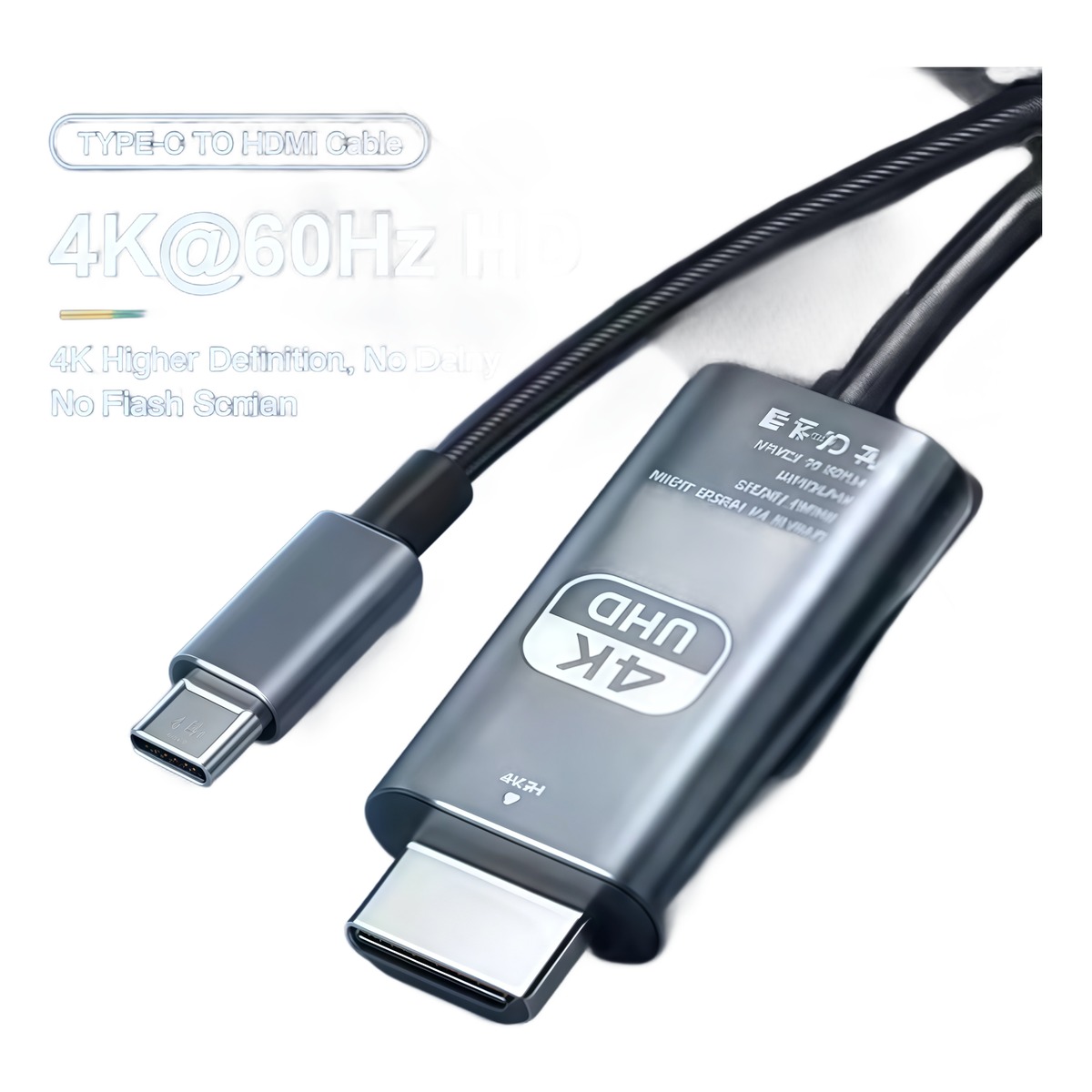 Adaptateur HDMI vers USB-C 4K 60 Hz en aluminium Adaptateur HDMI vers USB-C 4K 60 Hz en aluminium, vue principale