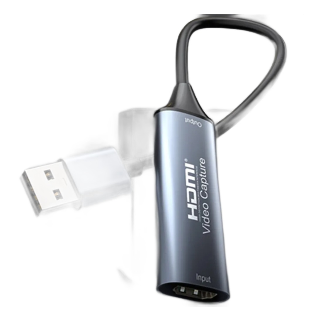 Adaptateur HDMI vers USB pour capture vidéo 4K en entrée, 43 g Adaptateur HDMI vers USB pour capture vidéo 4K en entrée, 43 g, vue de trois quarts