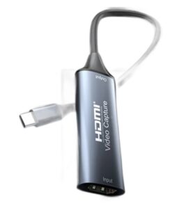 Adaptateur HDMI vers USB pour capture vidéo 4K en entrée, 43 g, vue de face