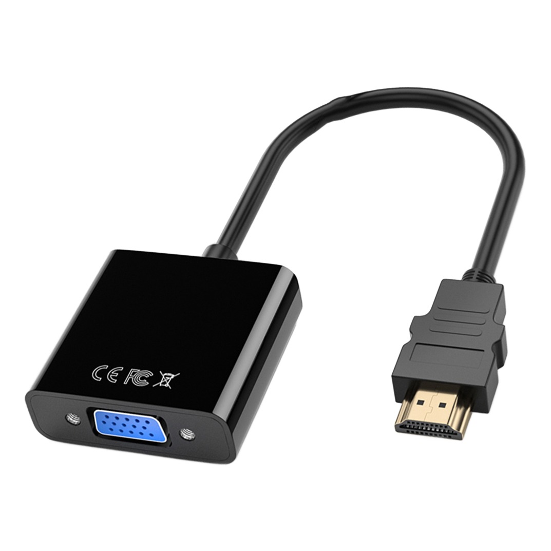 Adaptateur HDMI vers VGA, conversion numérique analogique Adaptateur HDMI vers VGA, conversion numérique analogique, vue principale