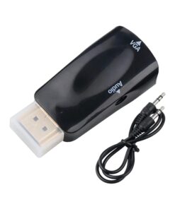 Adaptateur HDMI vers VGA pour écran ou projecteur ancien, vue principale