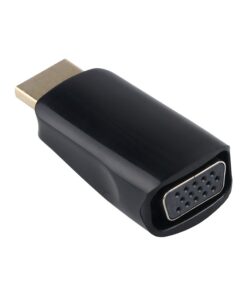 Adaptateur HDMI vers VGA pour écran ou projecteur ancien, vue de trois quarts