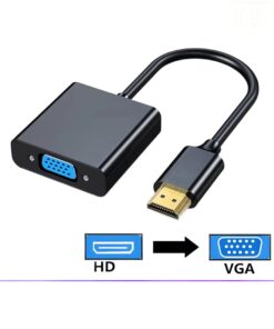 Adaptateur HDMI VGA 1080p, cordon souple prêt à brancher, vue principale