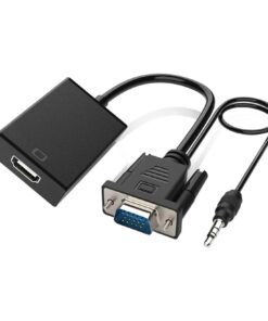 Adaptateur HDMI VGA vers HDMI avec sortie audio, 1080p, vue principale